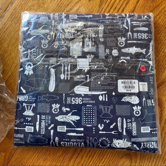 NWT Martha Stewart apron and grill station non stick pan 9x11 BBQ - Picture 3 of 5